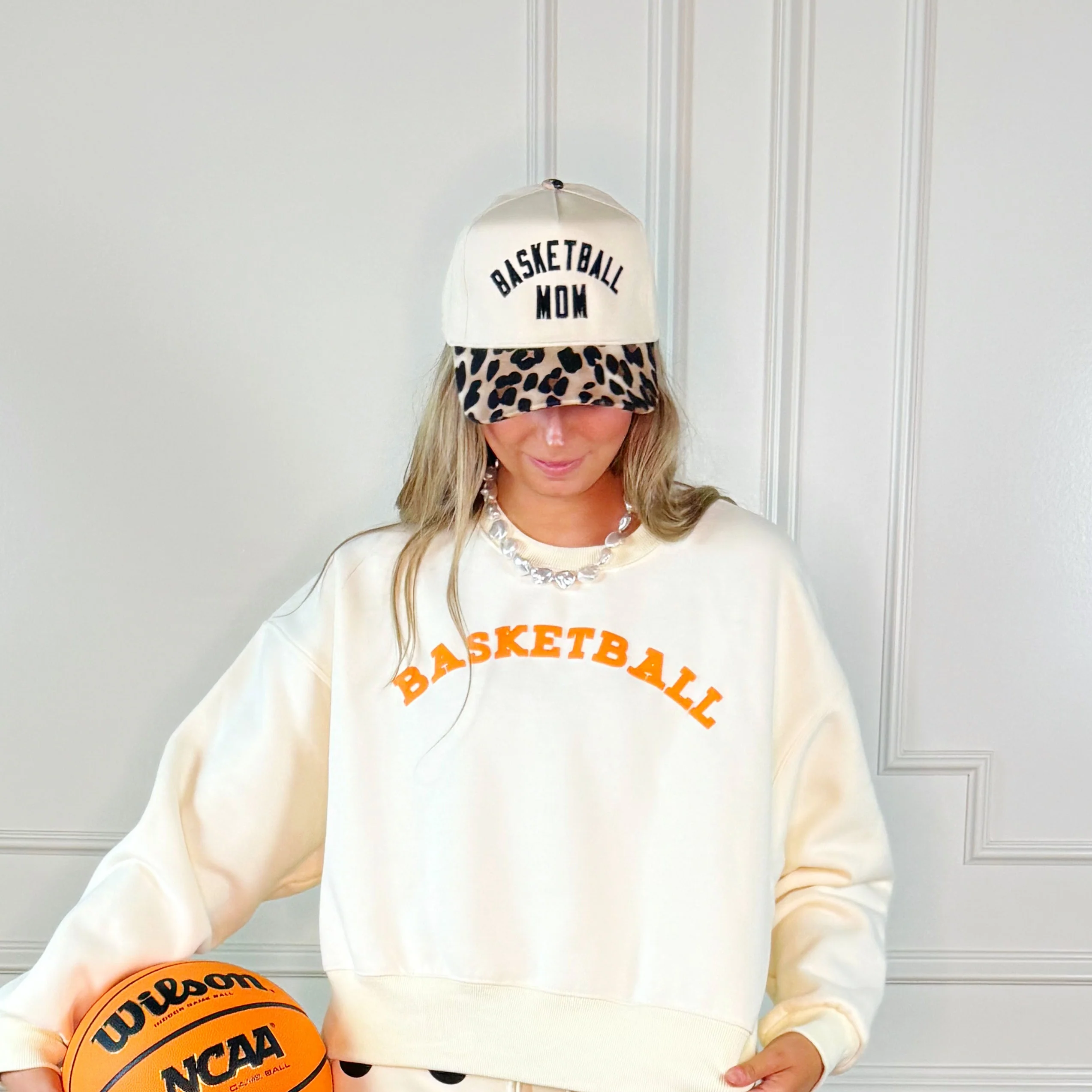 Basketball Mom Leopard Hat-Pre Order