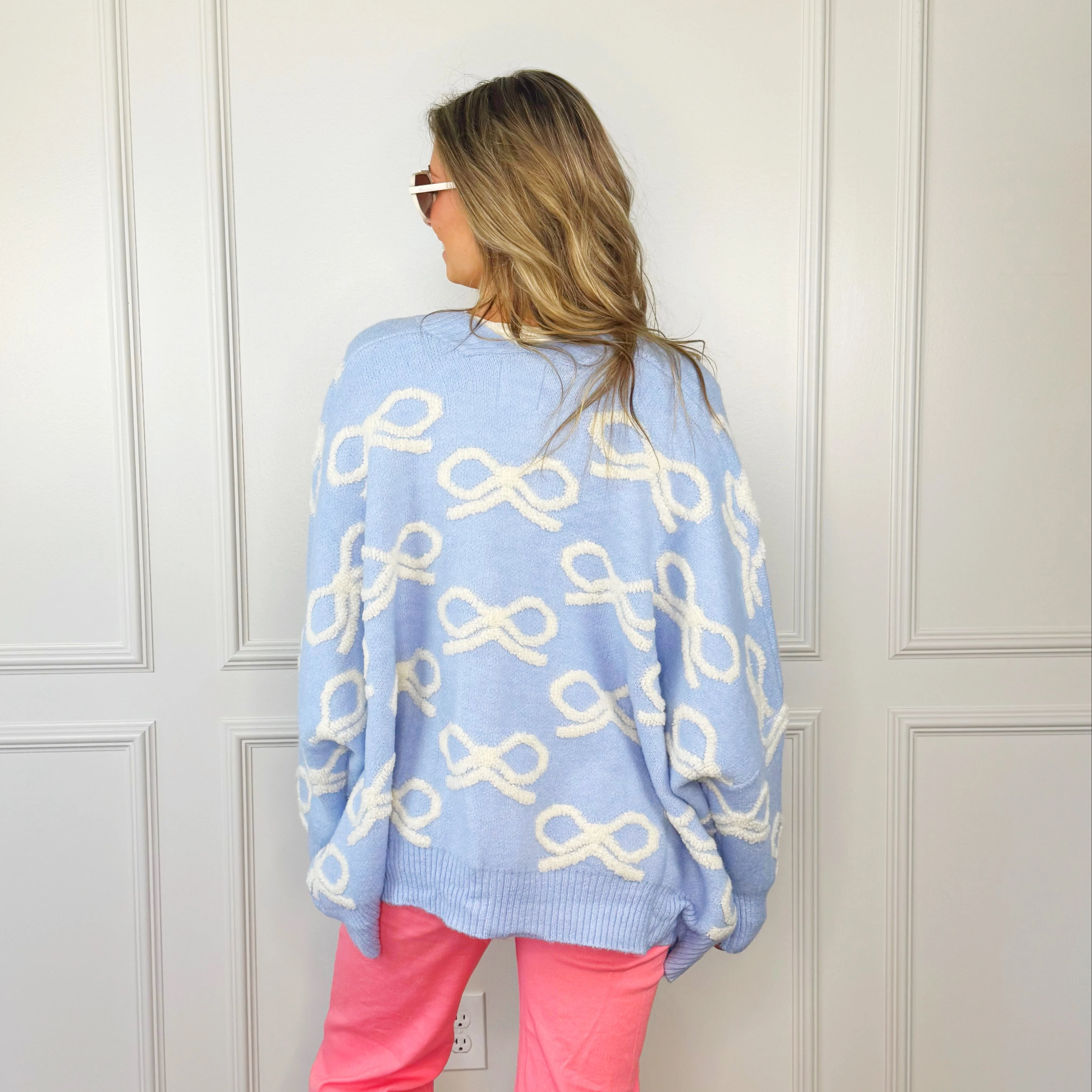 Blue Bows Cardigan - Image 3