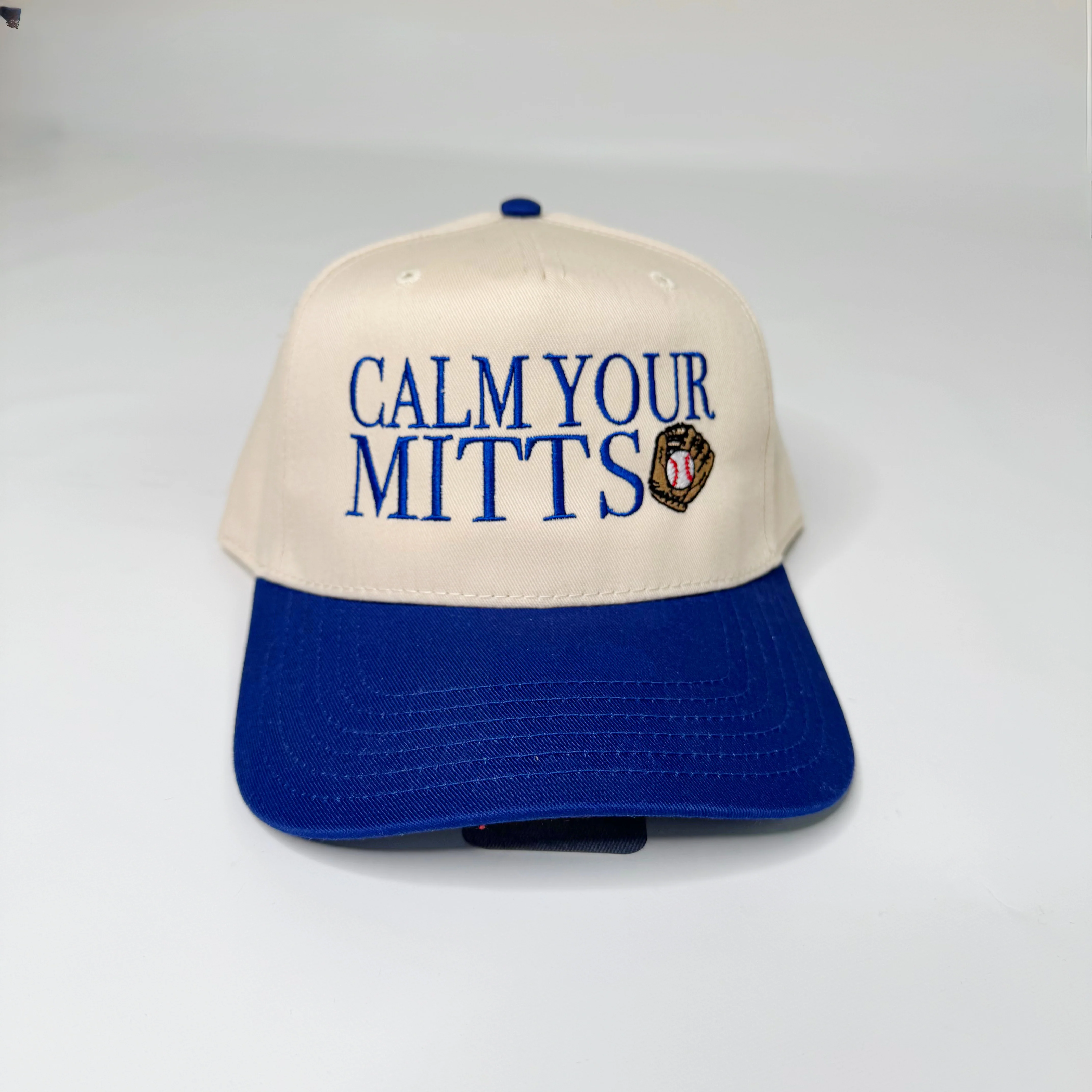 Baseball Calm Your Mitts Trucker Hat - Image 9