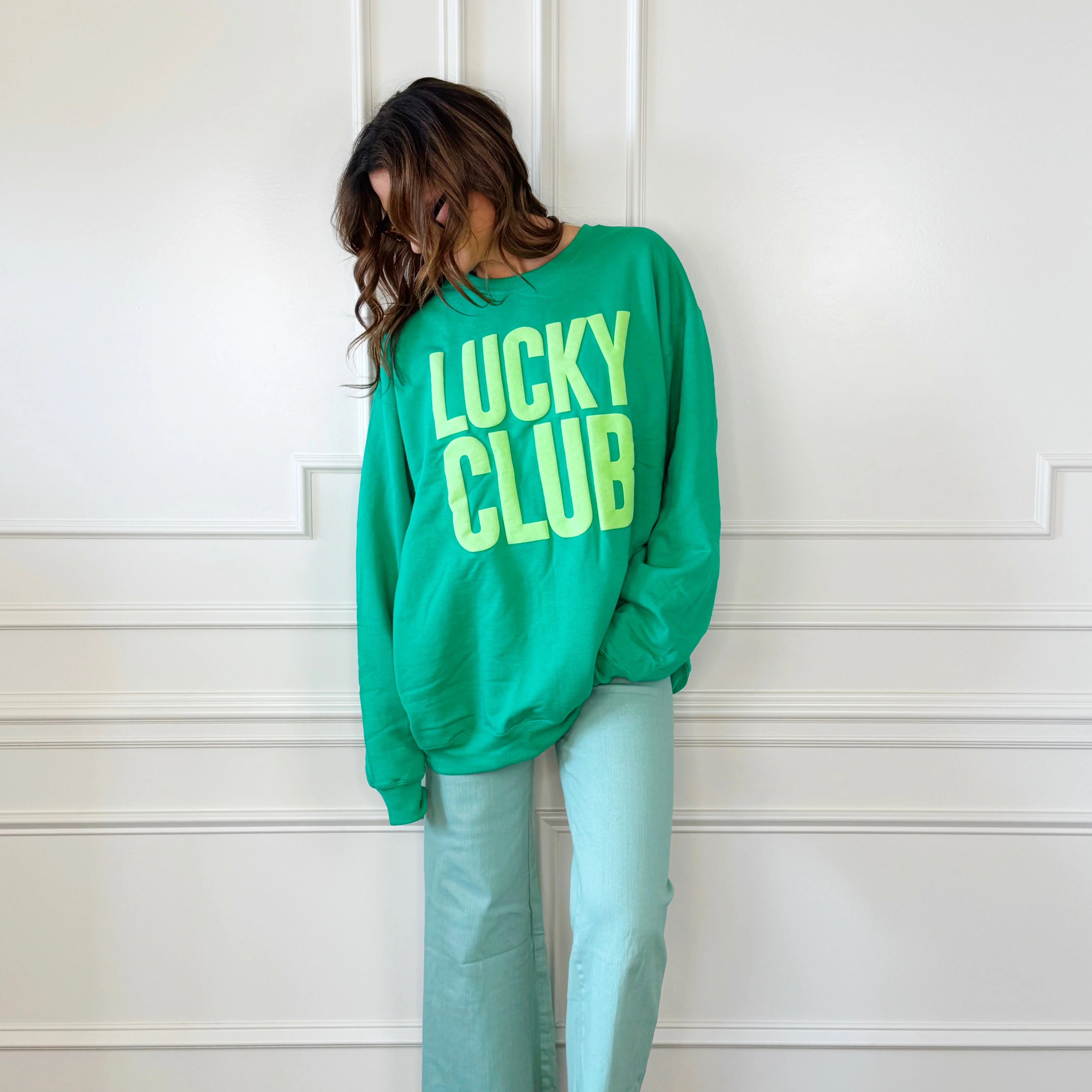 Puff Lucky Club Youth and Adult Sweatshirt - Image 2