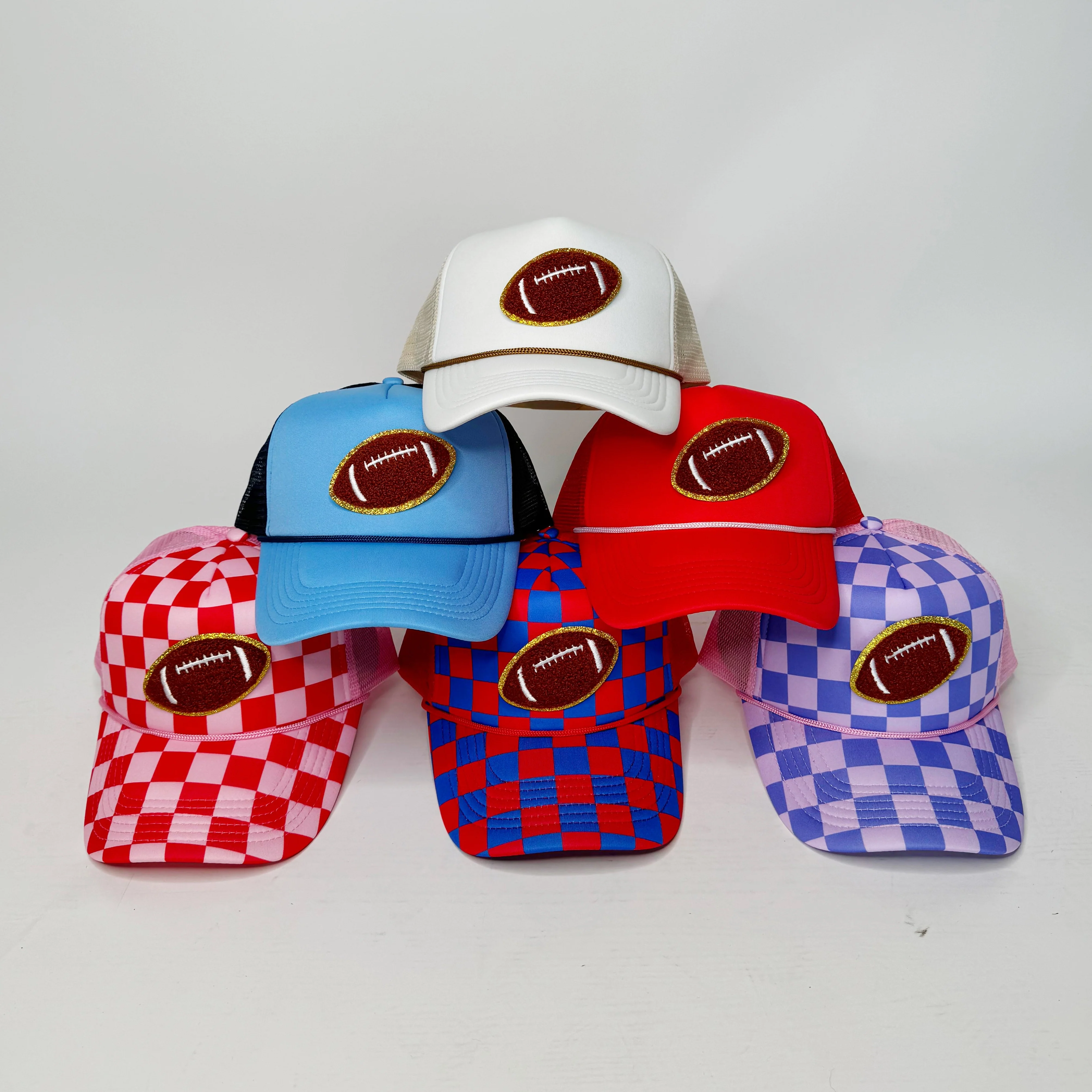 Football Patch P&P Trucker Hat - Image 3