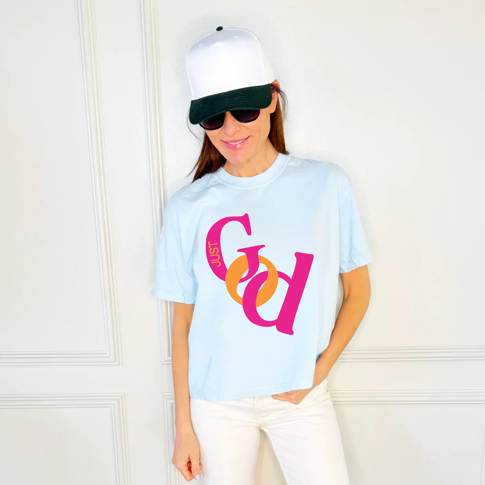 Just God Crop Tee