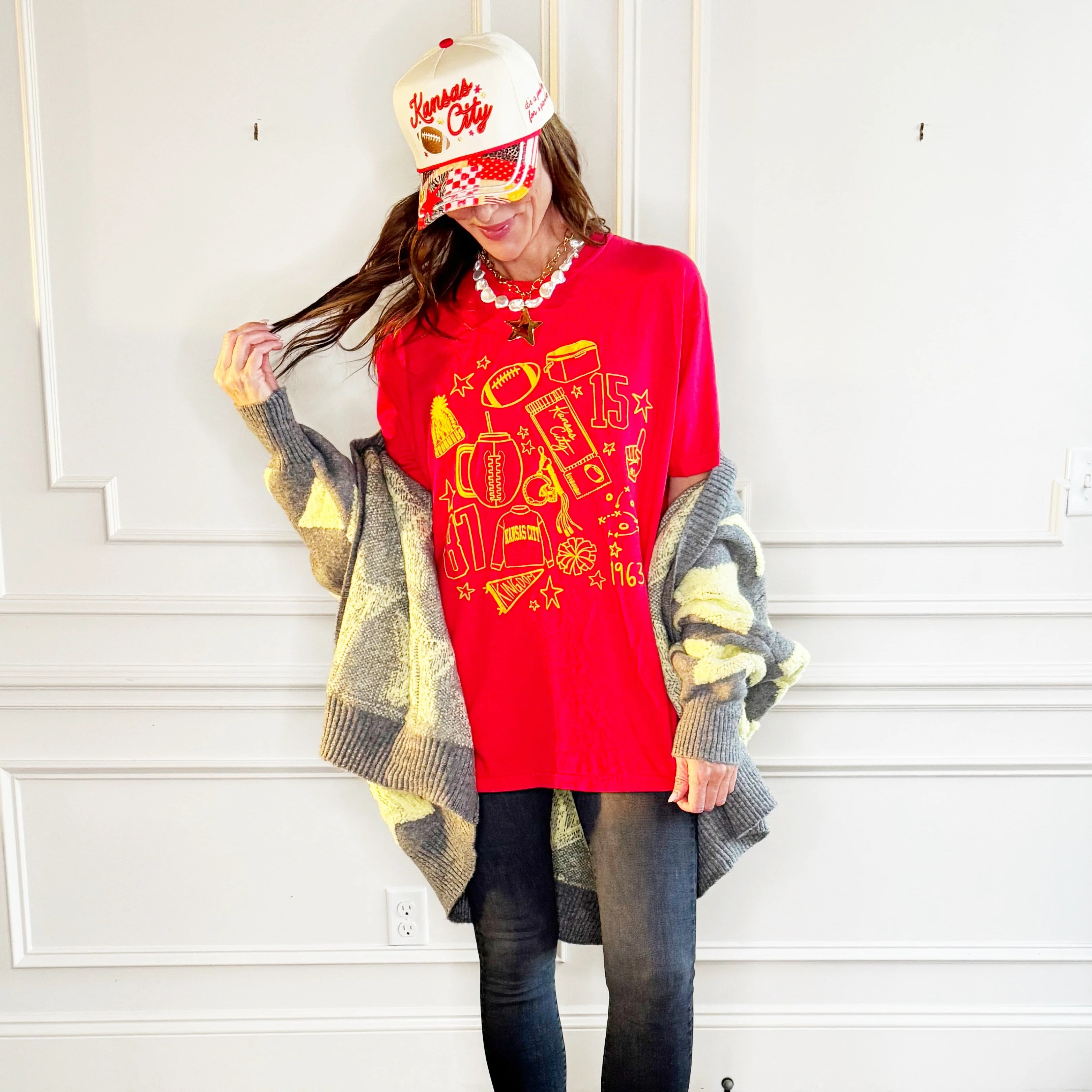 KC Football Collage Tee