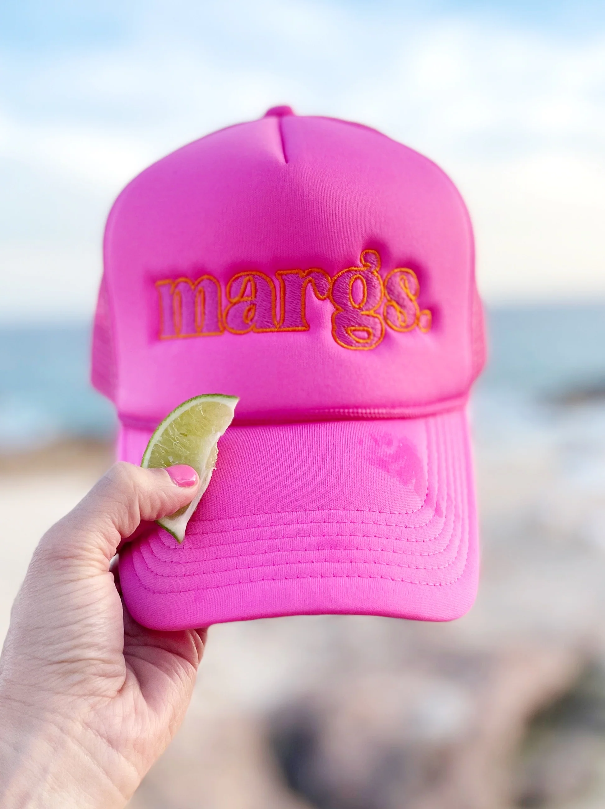 Margs Embroidered Trucker Hat - Image 10