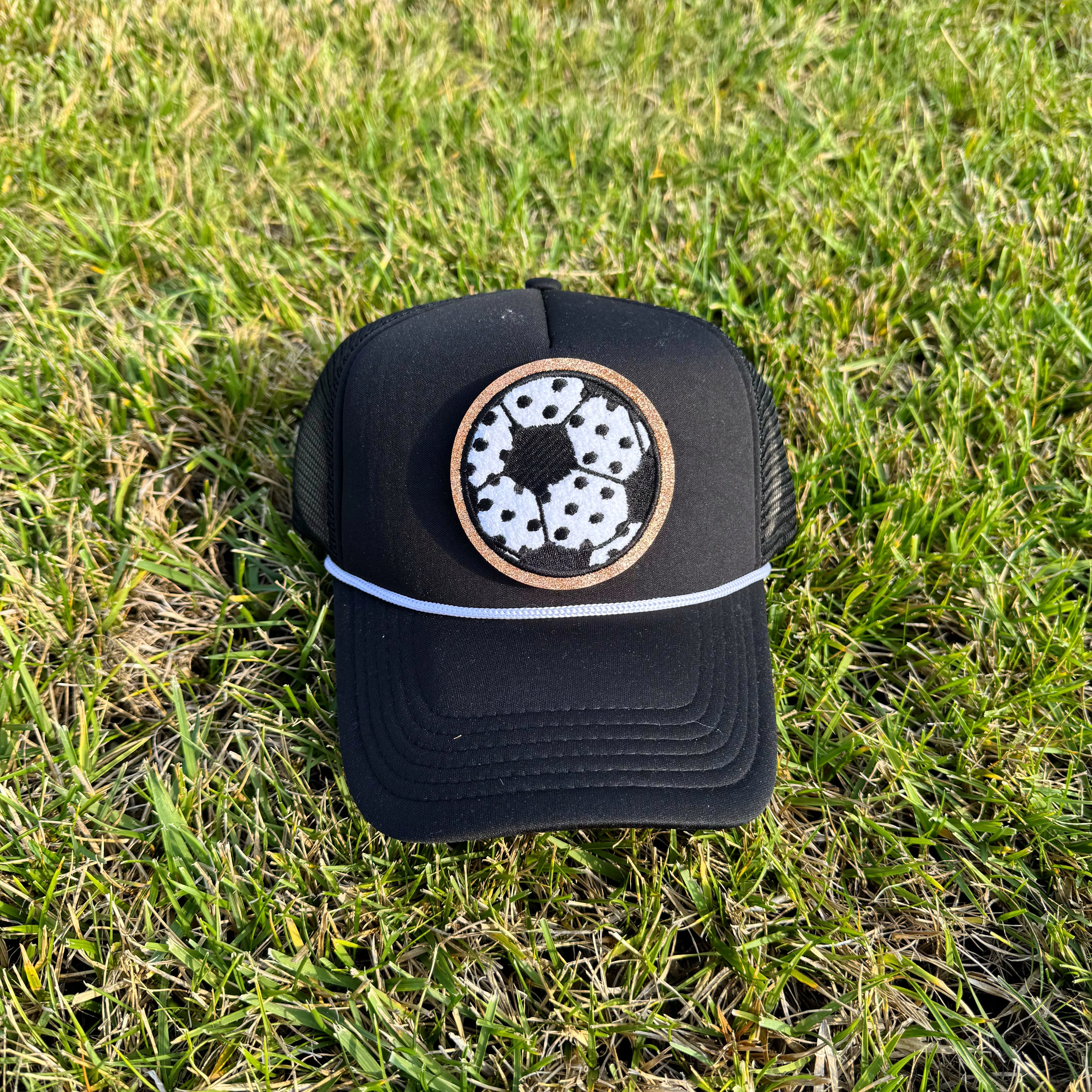 Polka Dot Soccer Patch Hat - Image 5