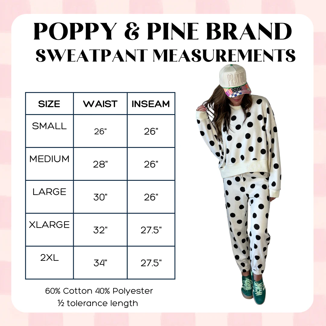 Polka Dot Sweatpants - Image 3