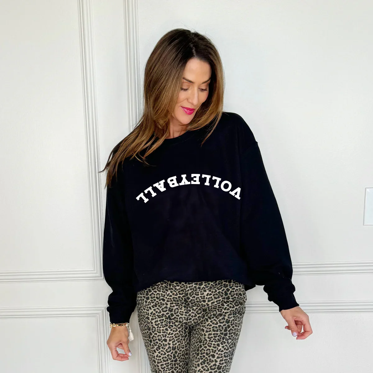 Puff Upside down Volleyball Sweatshirt - Image 4