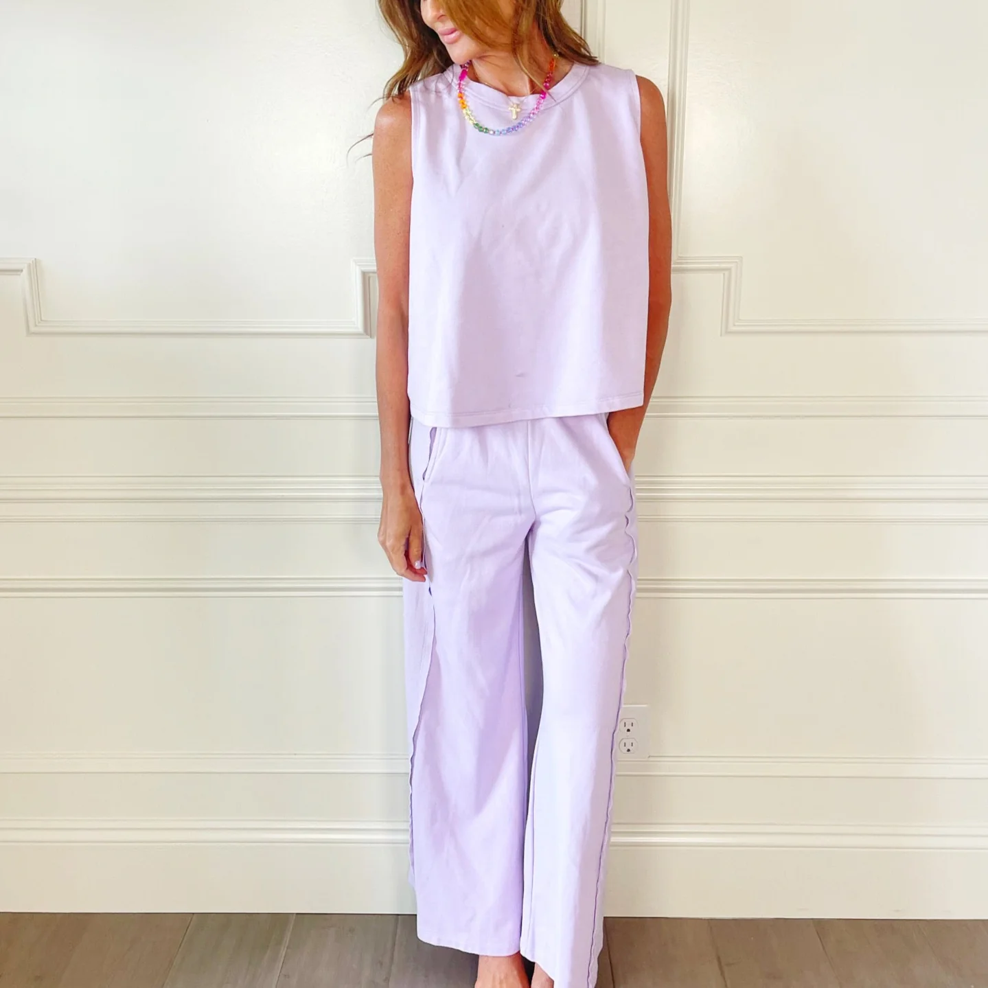 Lilac Flowy Pant - Image 4