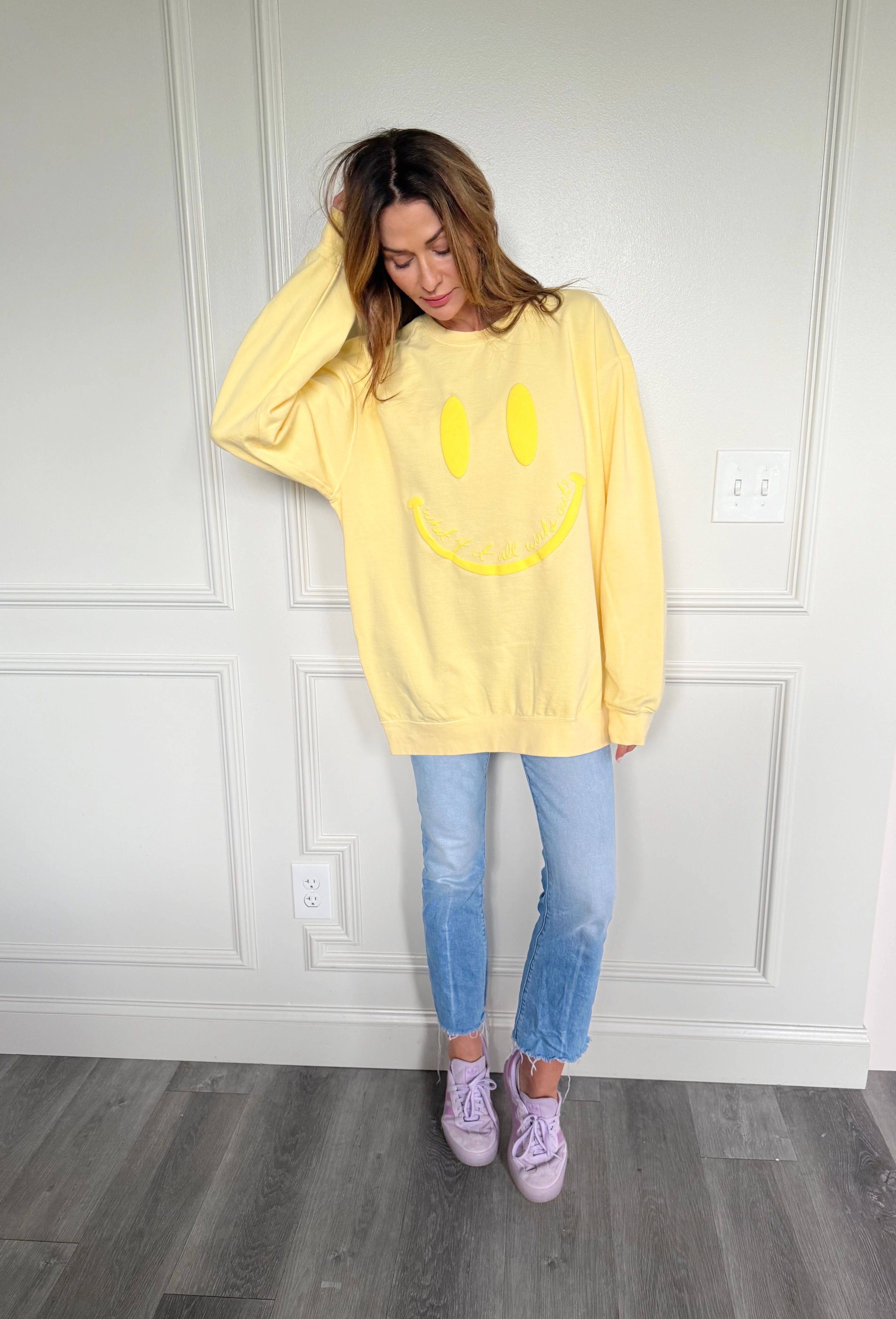 Smiley What If Sweatshirt - Image 2